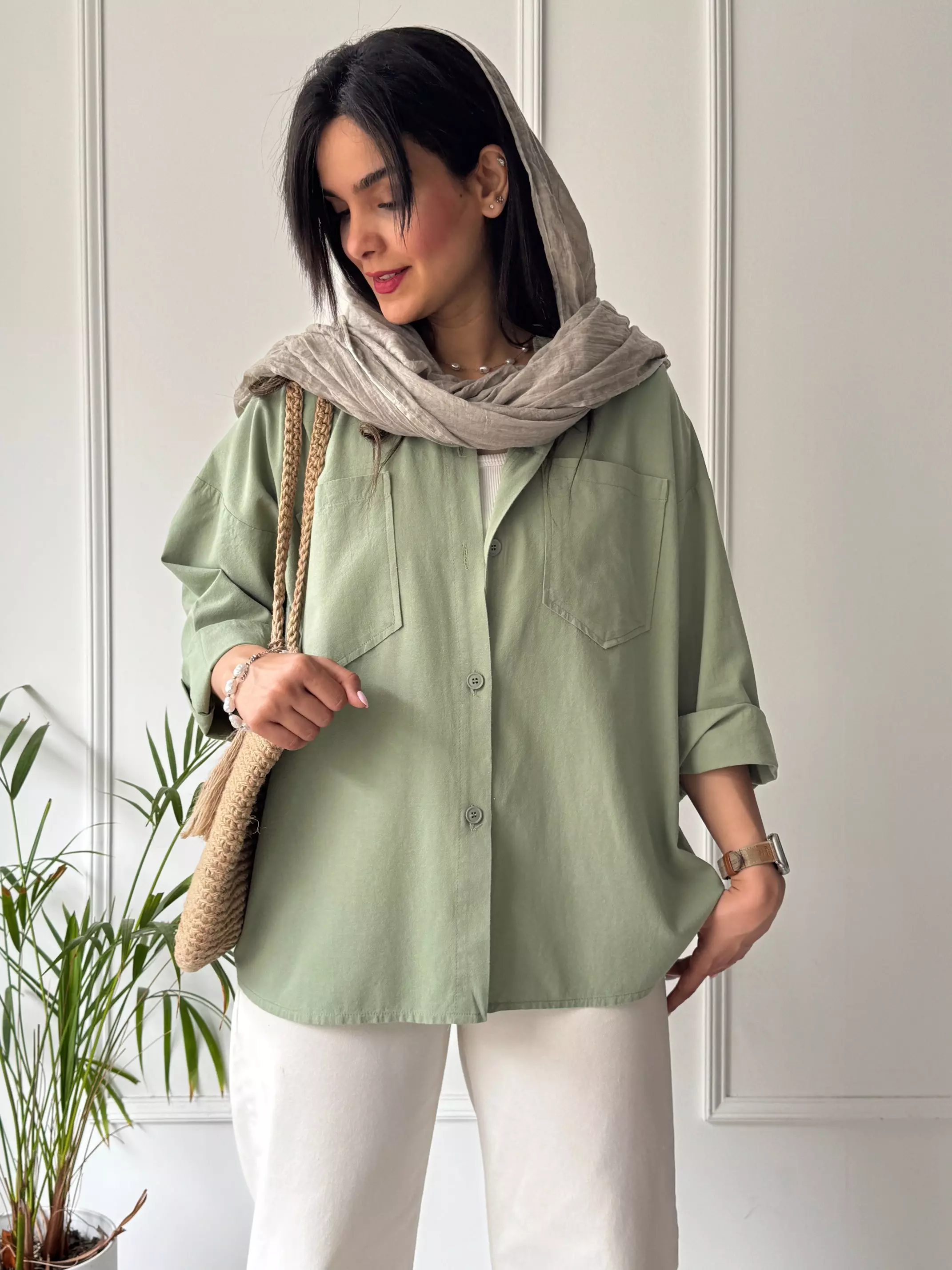 مانتو شومیزی ساحل ( دارای ایراد جزئی )